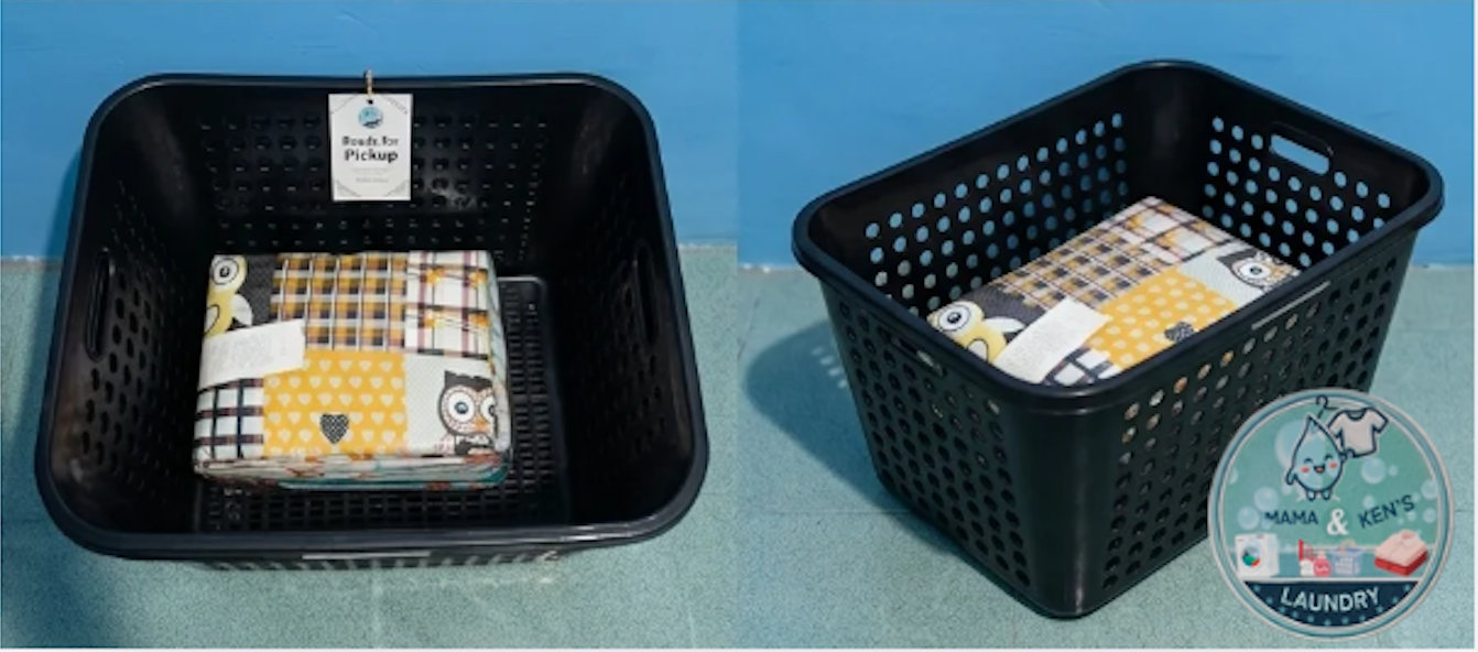 Contoh hasil cucian bersih, wangi, dan rapi di Mama & Ken's Laundry Jakarta Timur